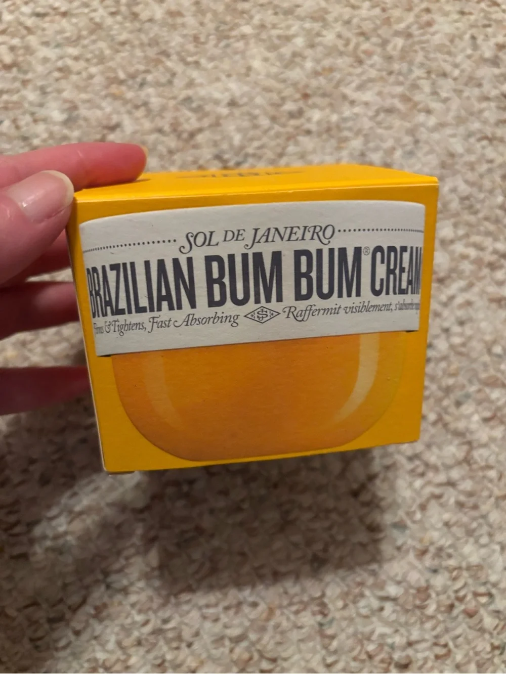 Sol de Janeiro Body Cream Jar - Bright Yellow Packaging